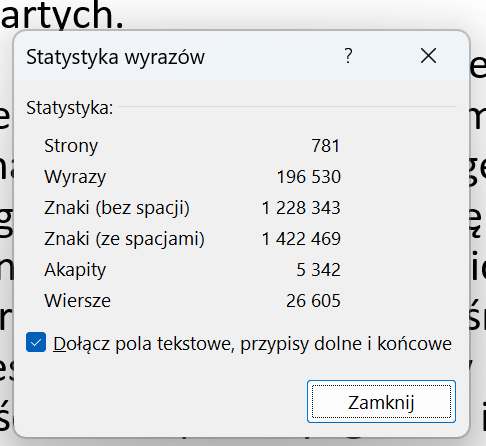 4 lata, 781 stron i jedno zdanie: SKOŃCZYŁEM!
